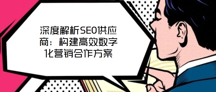 深度解析SEO供應商：構建高效數(shù)字化營銷合作方案