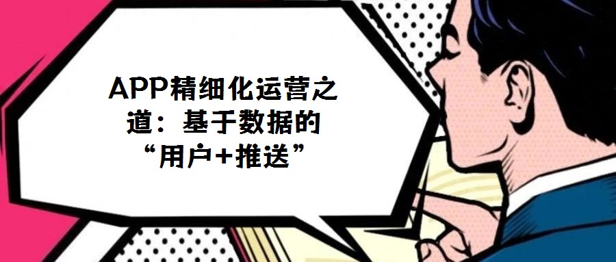 APP精細化運營之道：基于數(shù)據(jù)的“用戶+推送”