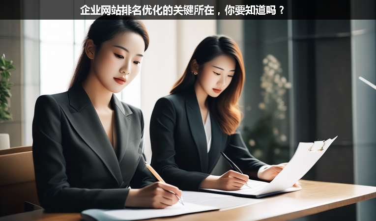 企業(yè)網(wǎng)站排名優(yōu)化的關鍵所在，你要知道嗎？